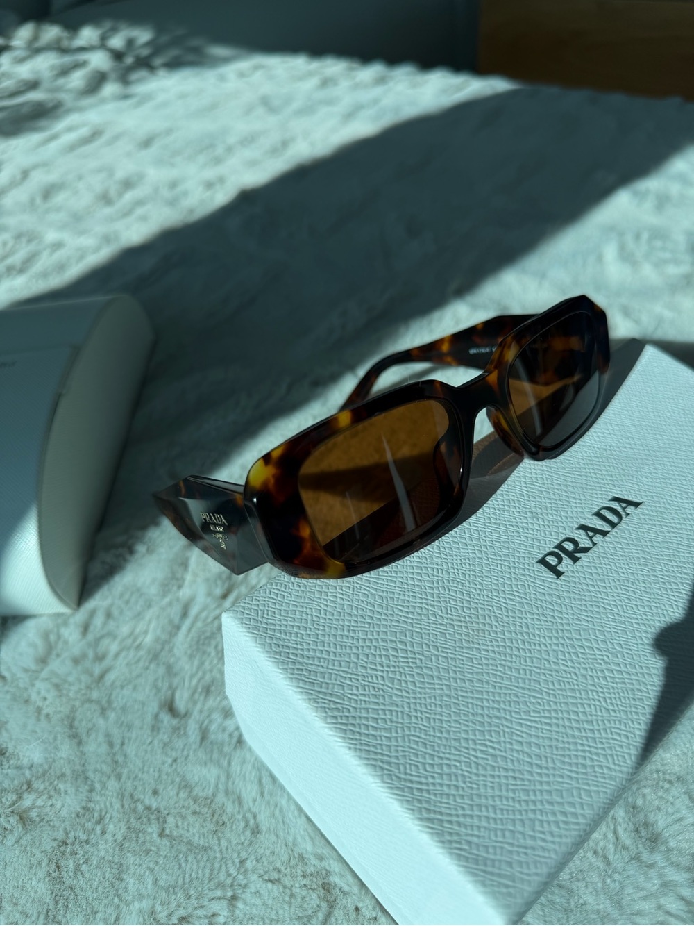 Prada Tortoiseshell Sunglasses - Brown Lenses